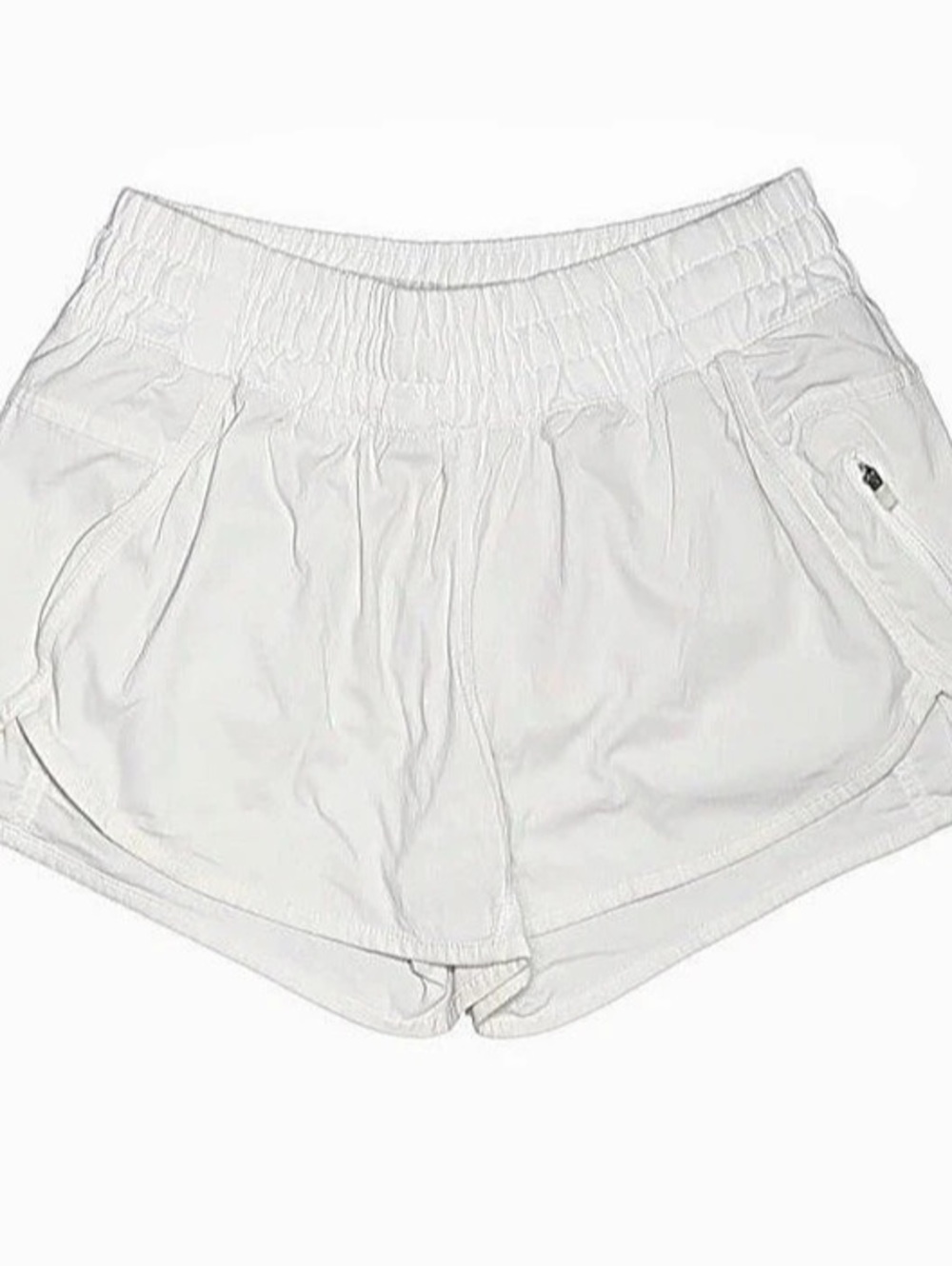 lululemon Track That High-Rise Lined Short 3" White